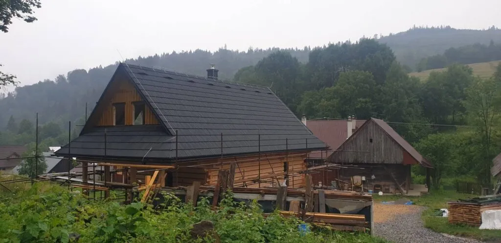 Montáž zrubu drevenice – foto 13