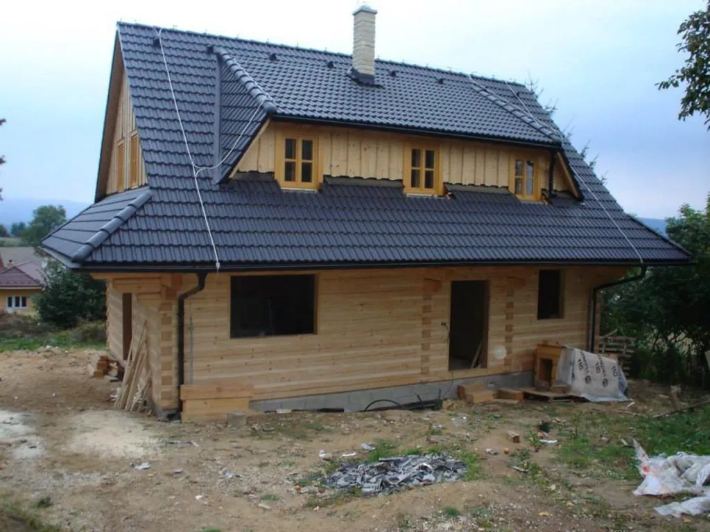 Dokončená drevenica v Prievidzi