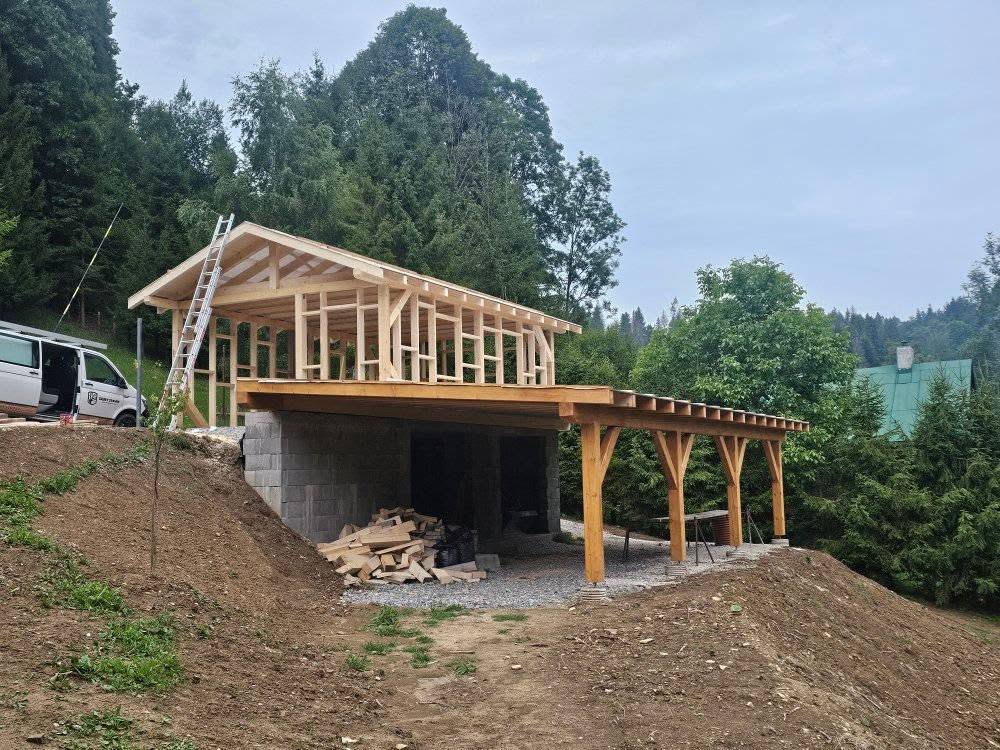Garáž s prístreškom v Belej – foto 27